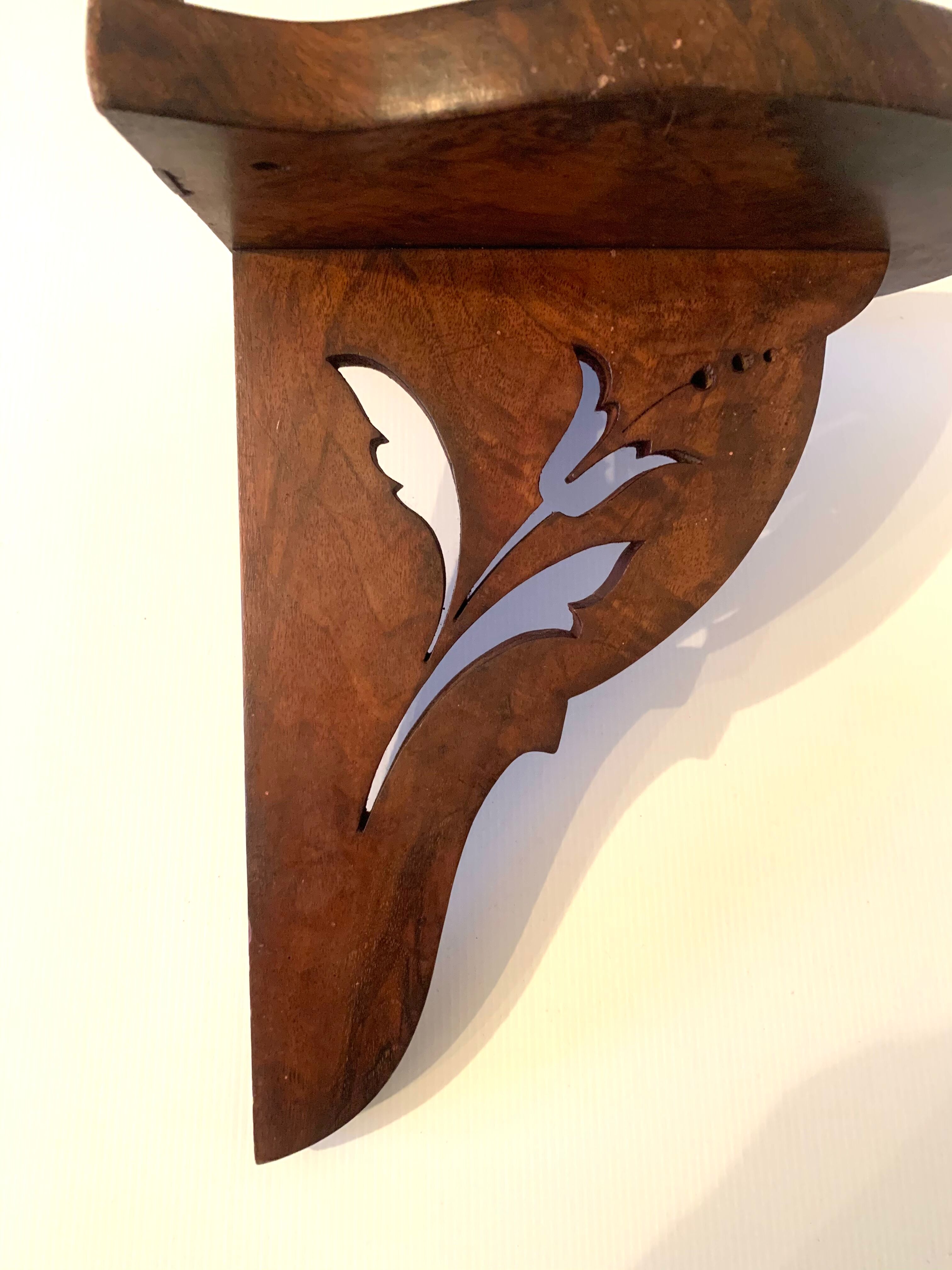 Small walnut shelf