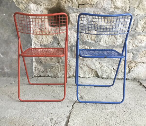 Paire de chaises ted net par Niels Gammelgaard pour Ikéa