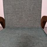 Pair of free span bridges armchairs from the 50s