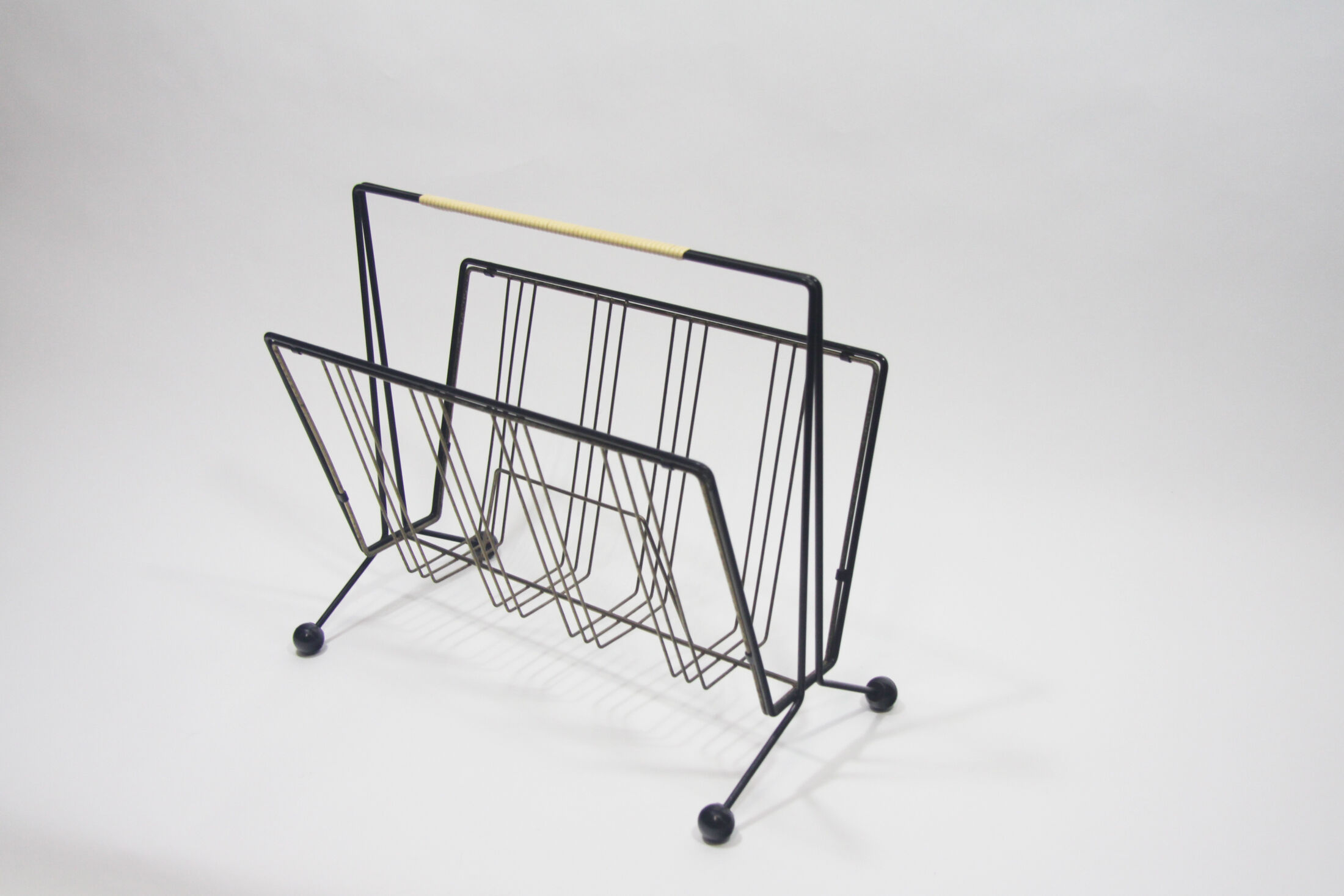 Metal newspapers rack,holder,  1960's