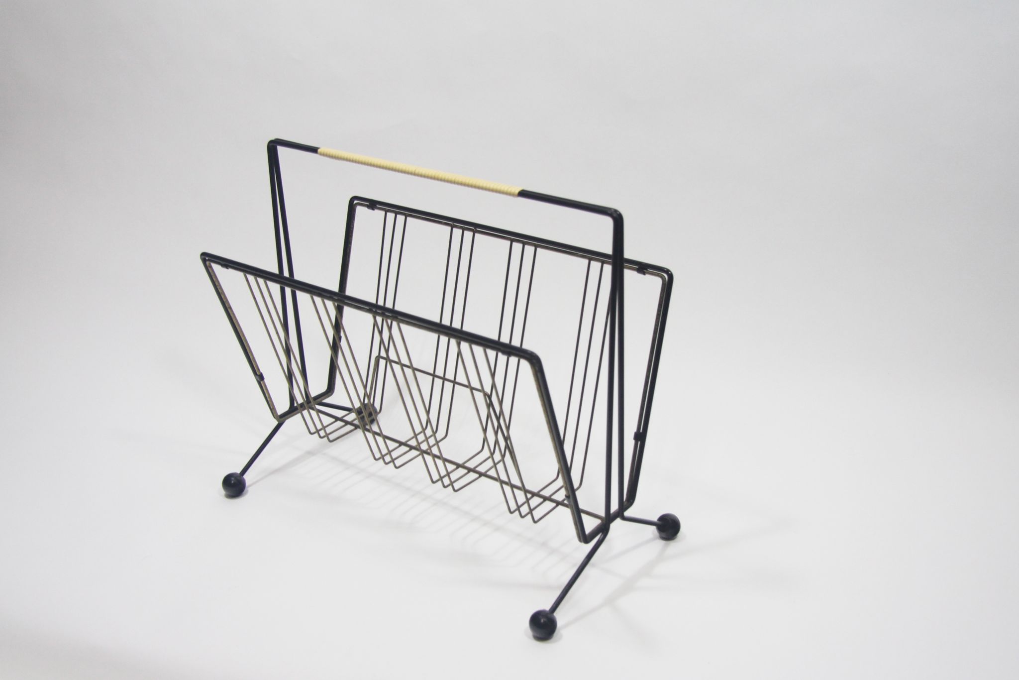 Metal newspapers rack,holder,  1960's