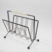 Metal newspapers rack,holder,  1960's