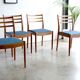 Set of four chairs by the English house G-Plan.