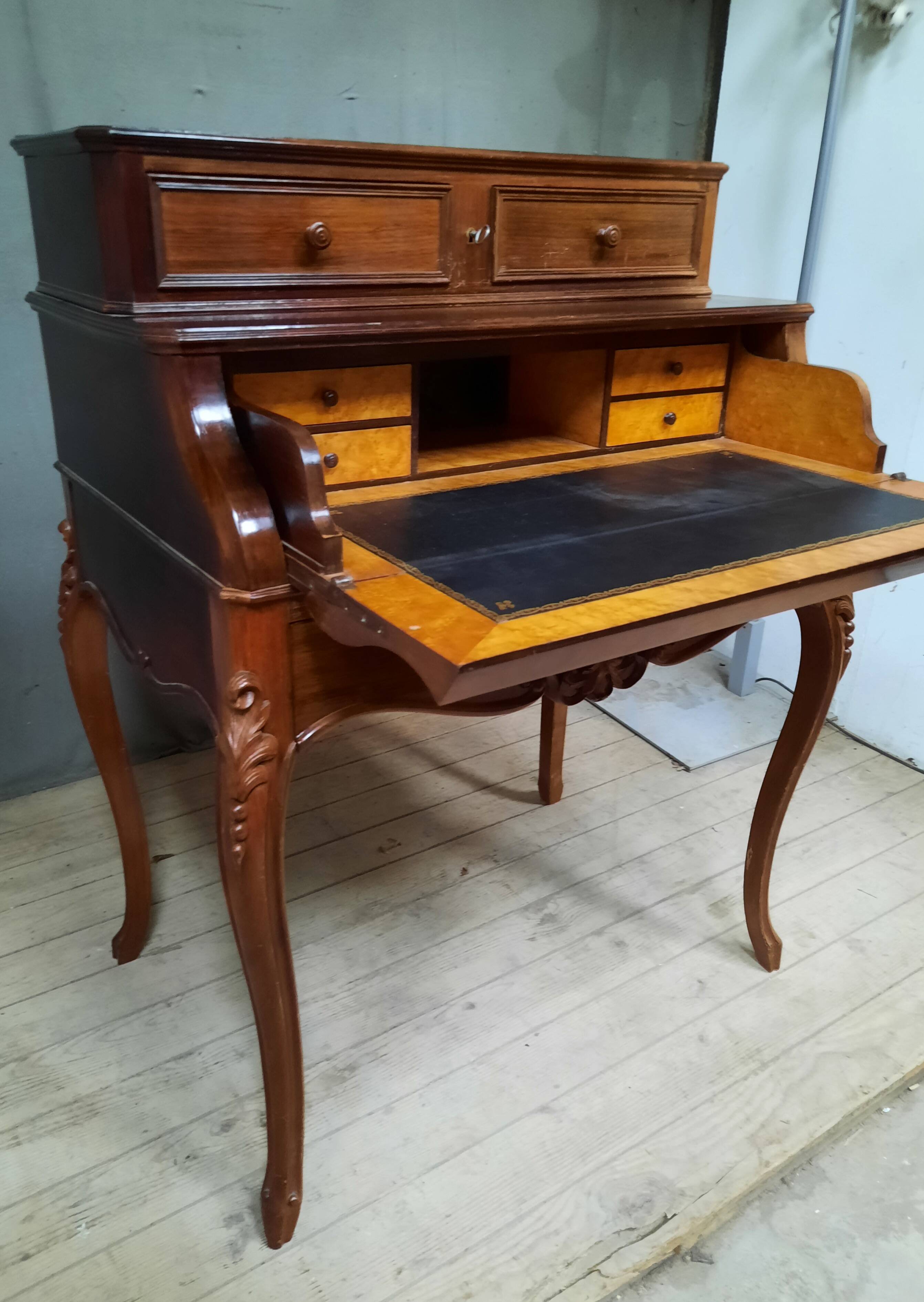 Louis Philippe drop-leaf desk
