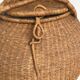 Vintage old wicker basket basket
