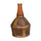Old terracotta and brass bottle