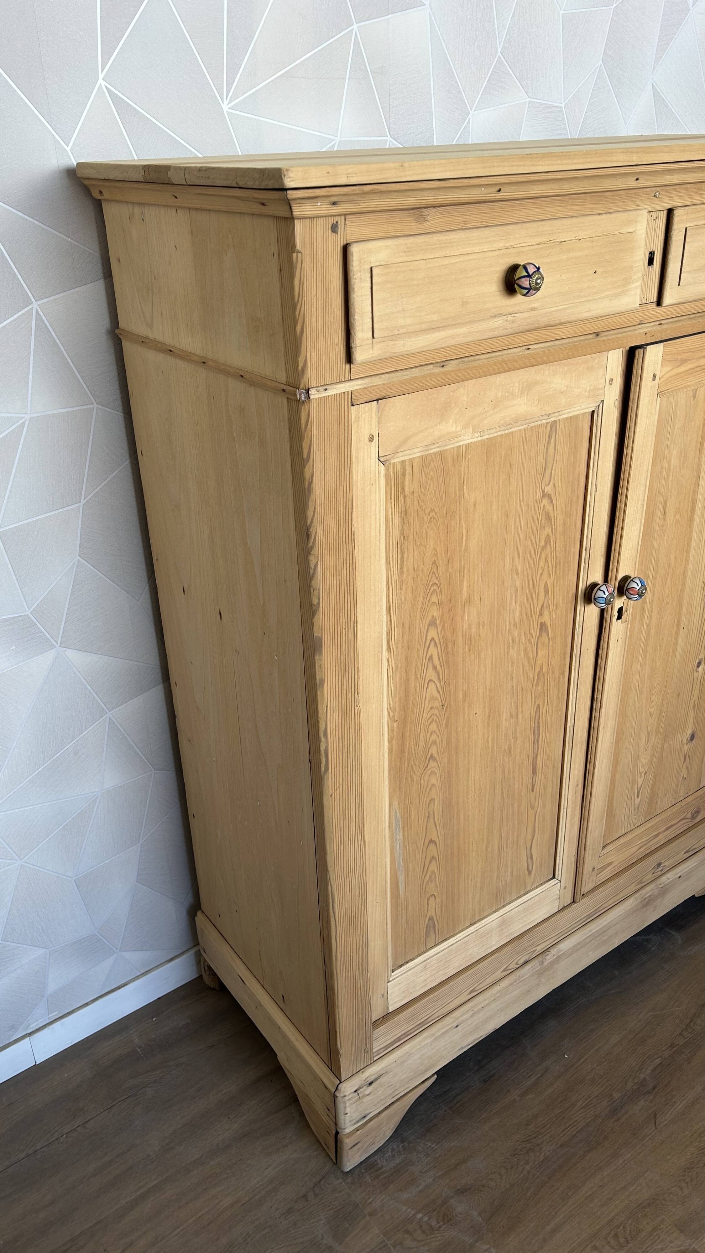 Vintage Parisian airbrushed sideboard