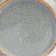 Soup or vinegar sarreguemines morzine 1970 gray floral decoration brown
