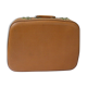 Valise vintage 1950-60 simili cuir caramel