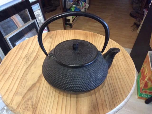 Cast iron teapot