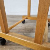 Light valet stand in beech