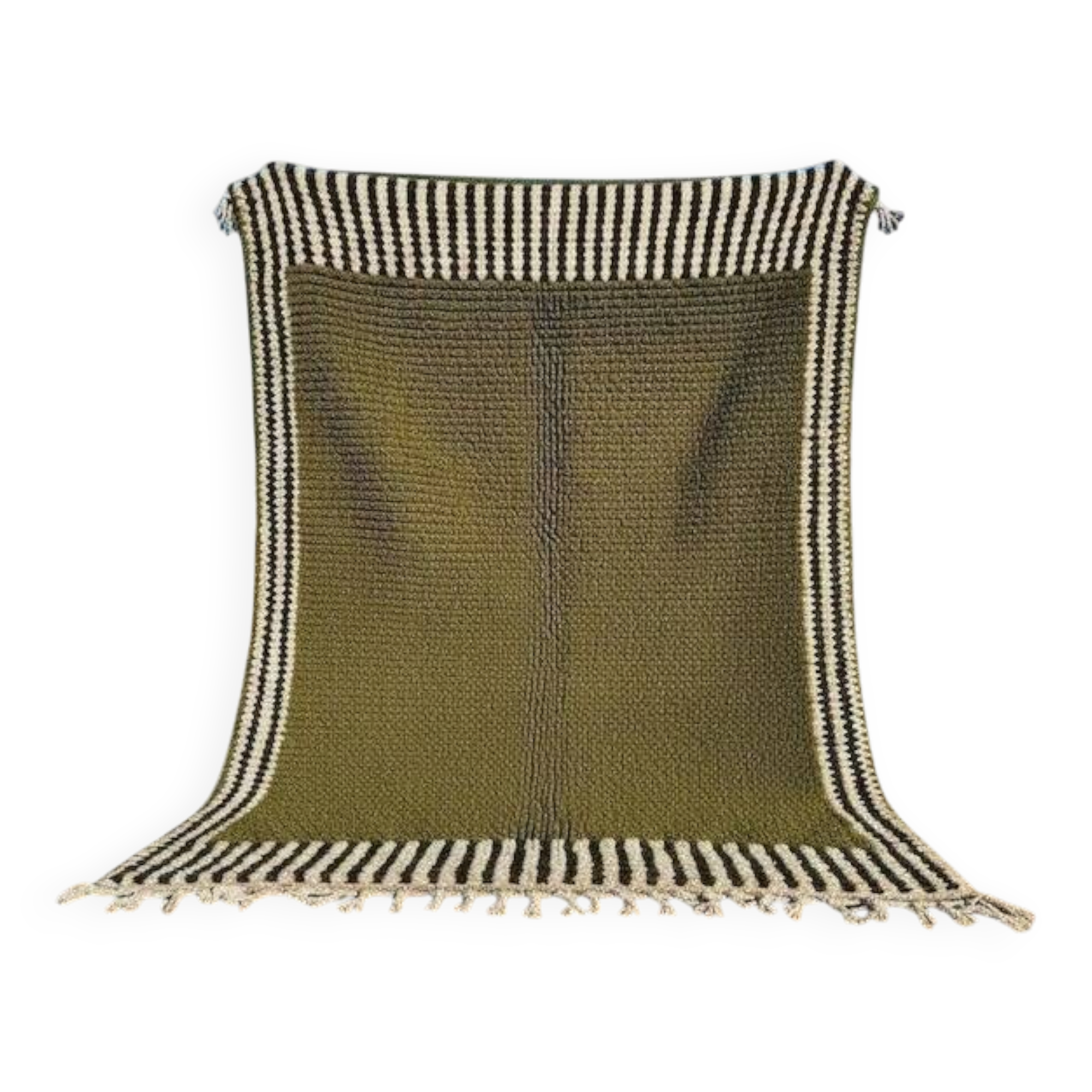 Authentic traditional handmade Beni Ourain Berber rug 150/250 cm.