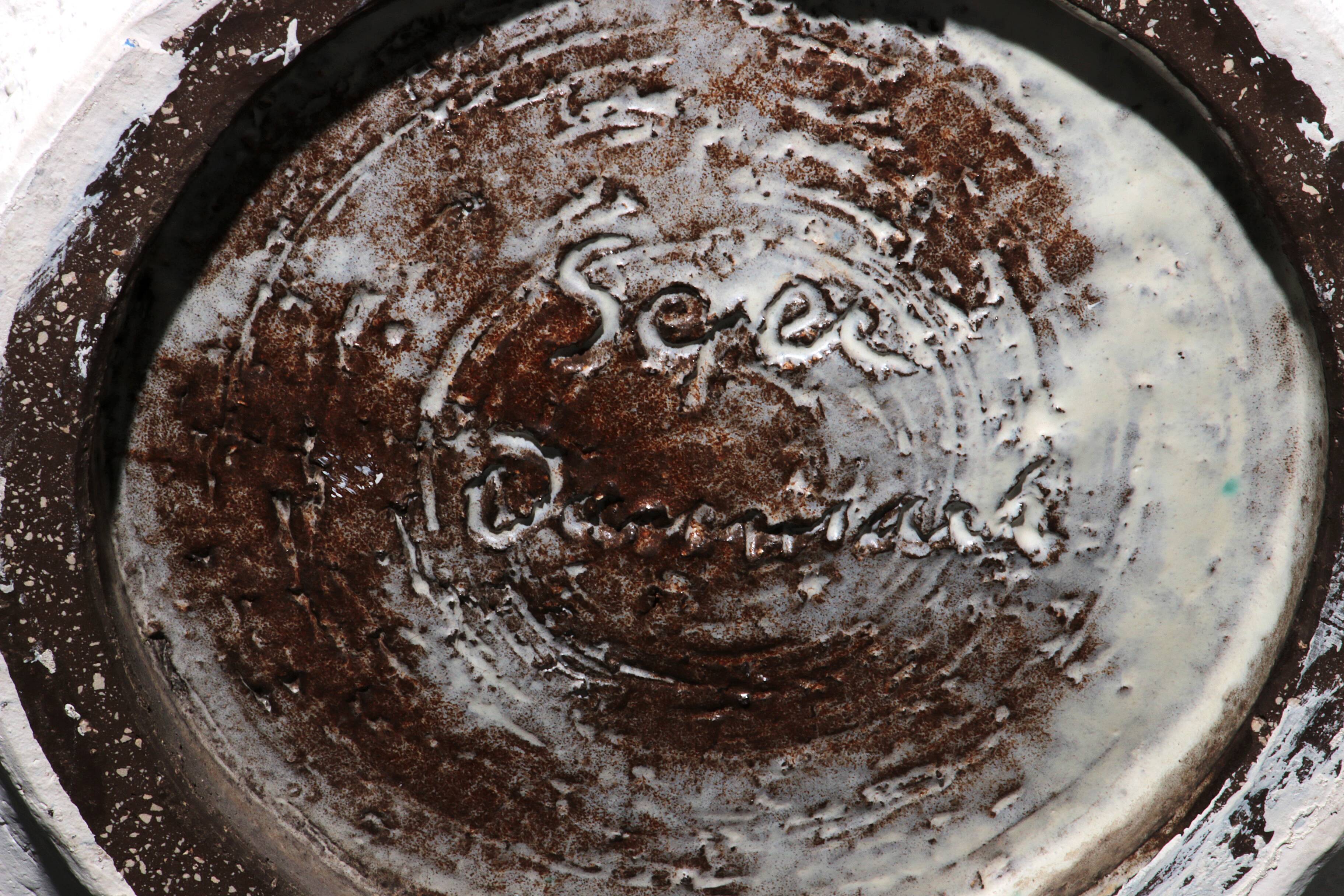 Design Stoneware Wall lamp by Sejer Keramik, Denmark 1960