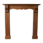 Oak fireplace mantel, Empire style.