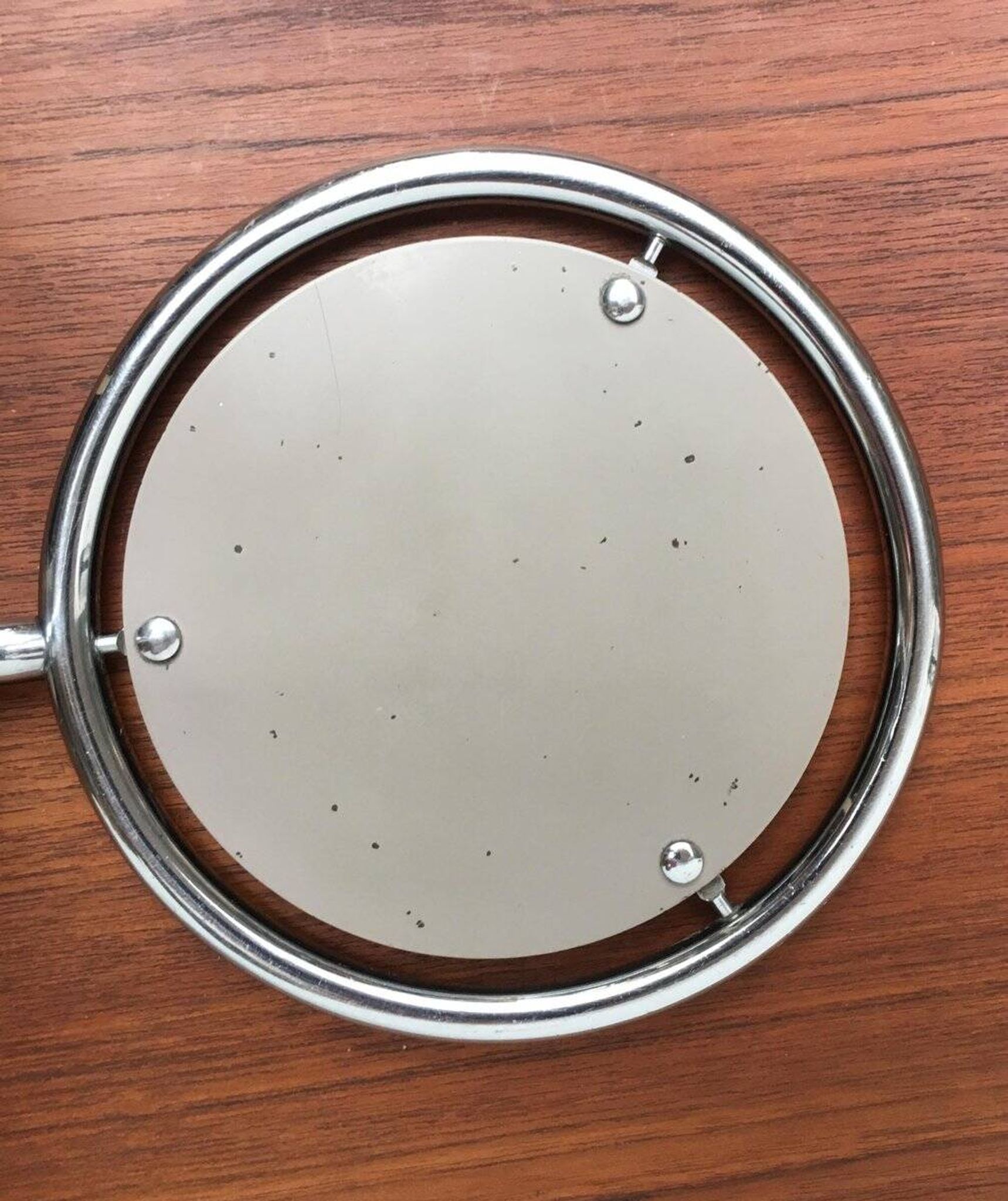 Mid-Century German table lamp model 6761 in metal by Christian Dell for Kaiser Leuchten, 1960s.