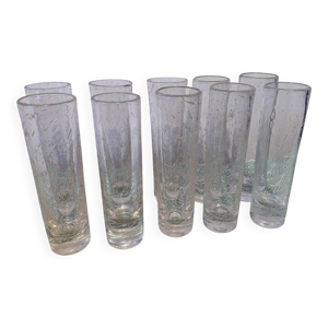 vases en verre soufflé