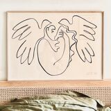 “The sunrise of Héméré”, 2023, format 50 x 70 cm by Atelier Agapé