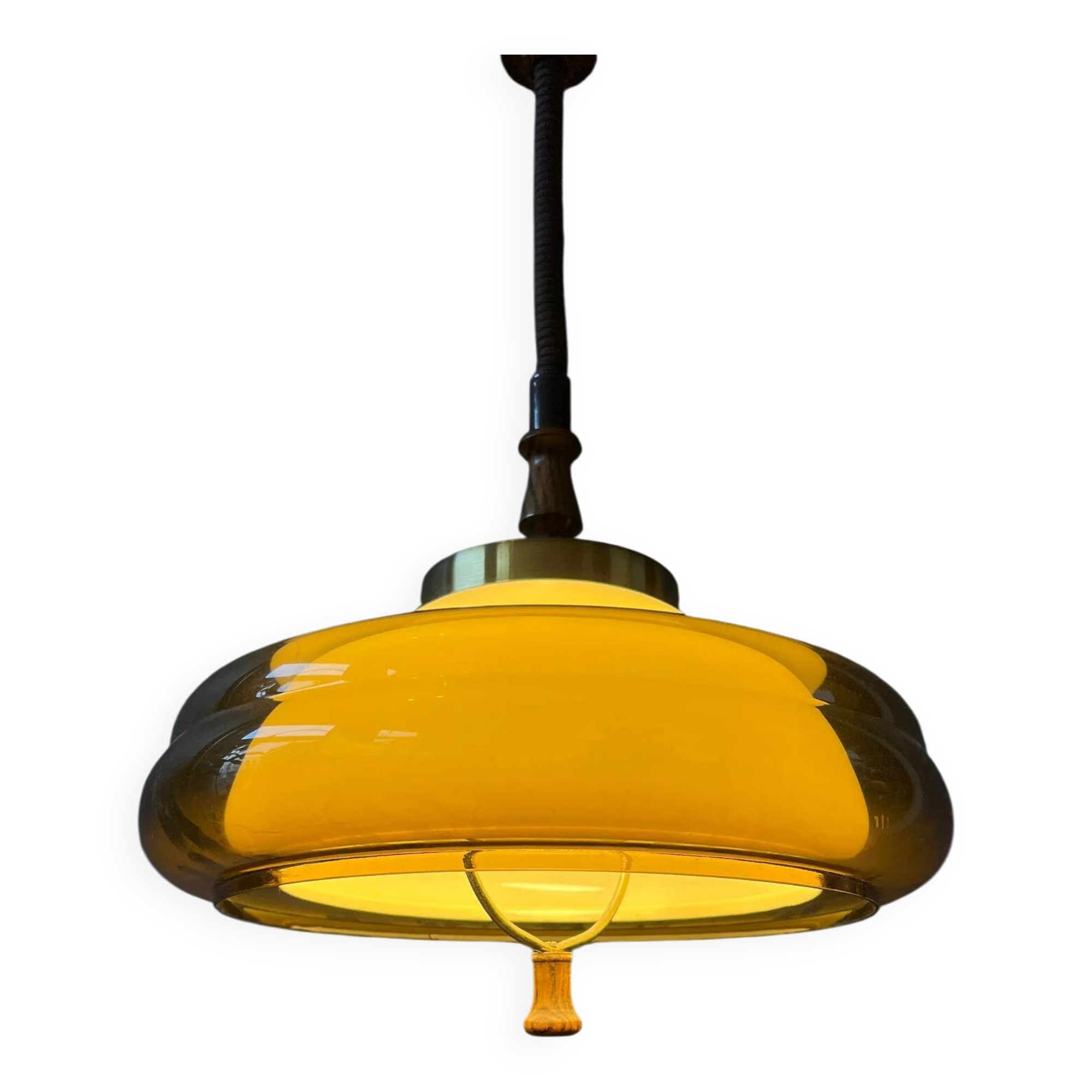 Mid-century Herda space age pendant light
