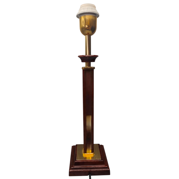 Lampe de table vintage Deschuytener – Monteuse N°17 - Effet écaille de tortue