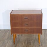 Scandinavian teak chest of drawers 1960