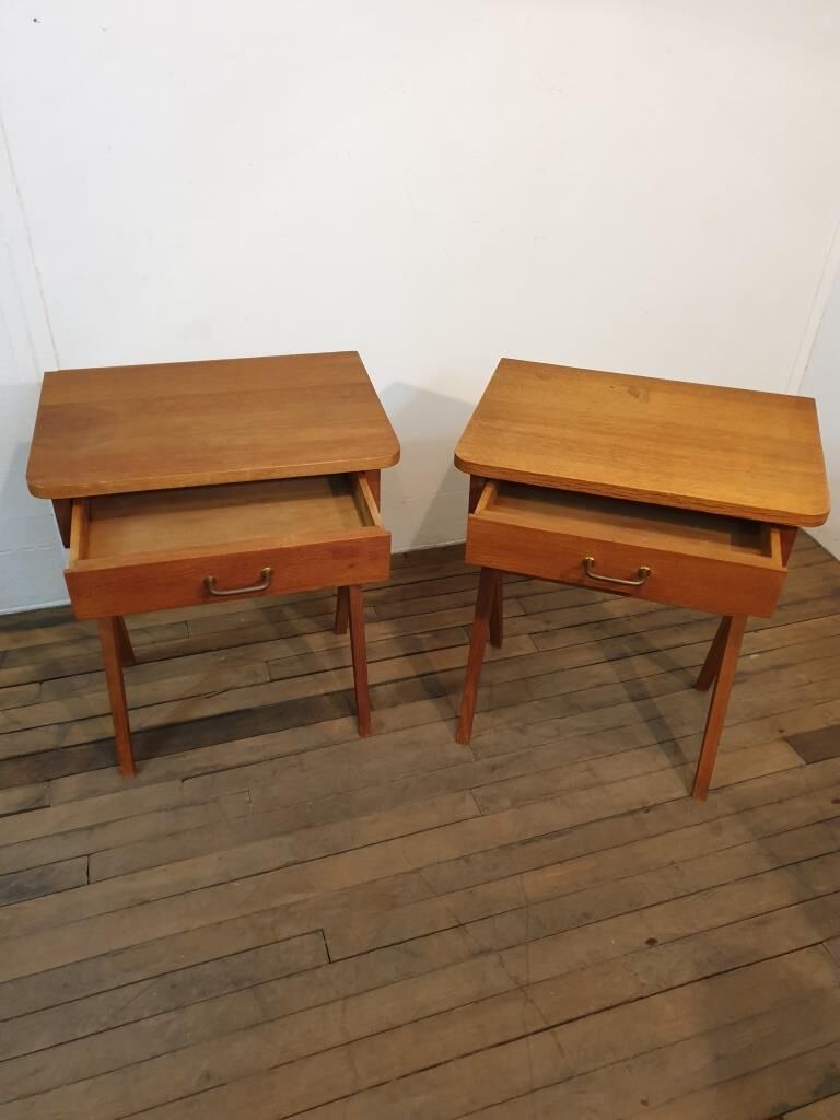 Scandinavian bedside tables