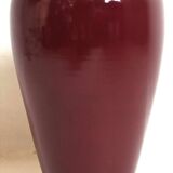Bordeaux ceramic vase Height 30 cm