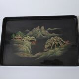 Japan's black lace-up tray