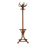 Portemanteau porte-parapluie BAUMANN clair tête olive