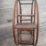 Vintage bamboo round shelf