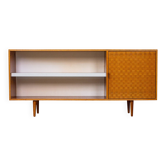 Vintage buffet, chest of drawers, bookshelf, minibar, mid-century 1960s.