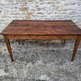 Farmhouse table with one drawer