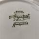 Tableware service plates and cups Argenteuil La Louvière Boch 1960