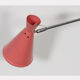 Vintage metal wall lamp, Czech design from the 1960s
