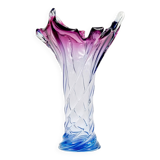 Very Large Mid-Century Murano Glass Twisted Vase from Fratelli Toso, Italy