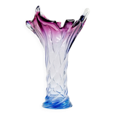 Very Large Mid-Century Murano Glass Twisted Vase from Fratelli Toso, Italy
