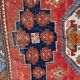 Kazak ancient Caucasian carpet 152x195 cm