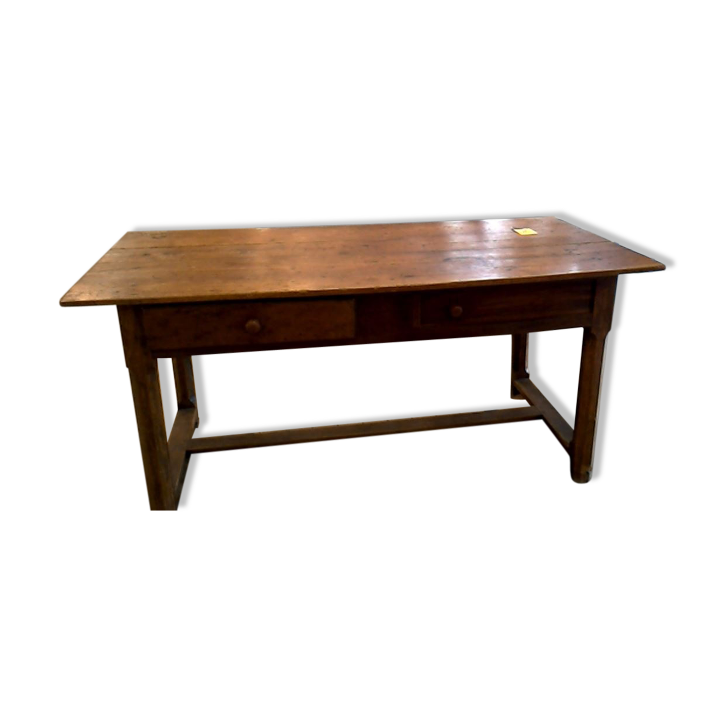 Table de ferme à 2 tiroirs