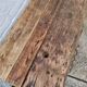Old established a door and five drawers raw wood