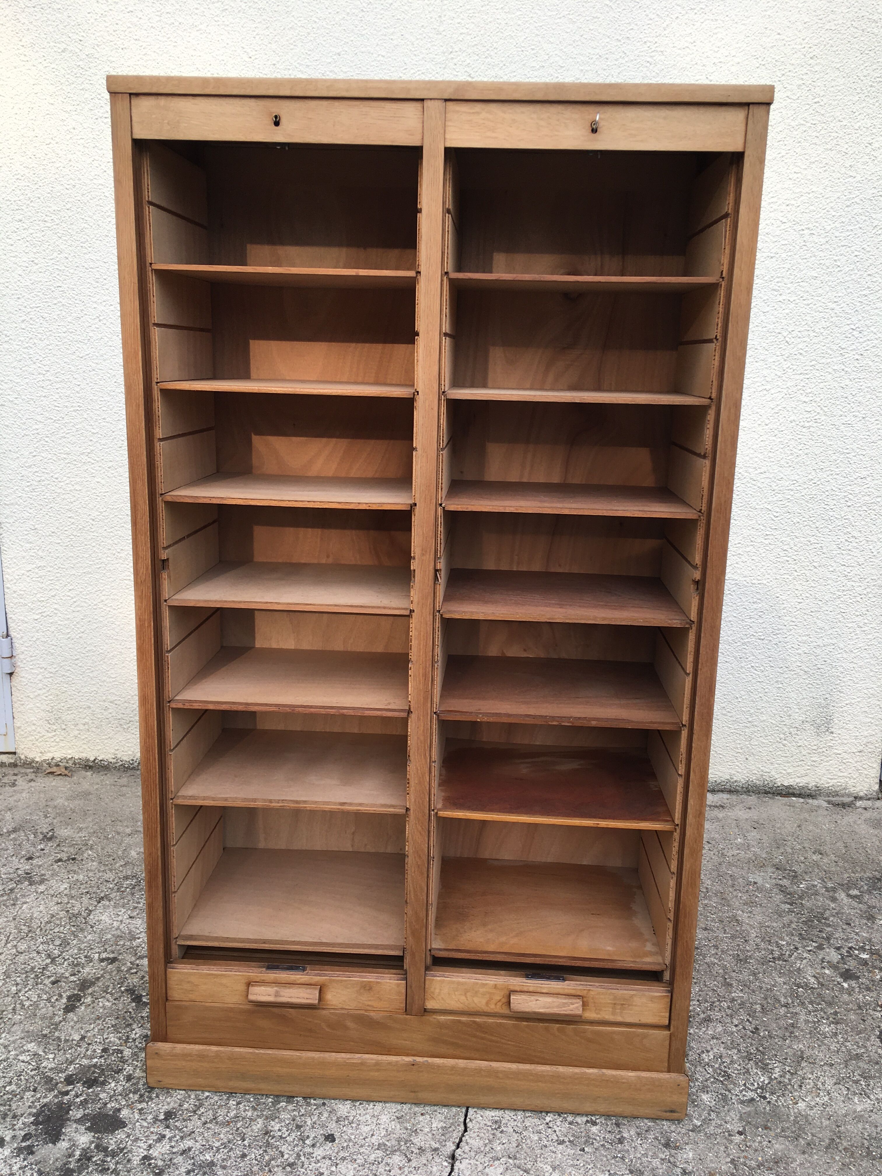 Gold oak double curtain binder