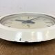 Beige industrial factory wall clock from Siemens, 1950s