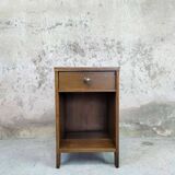 Solid wood bedside table from the 50s.