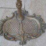 Bronze fireplace tool set