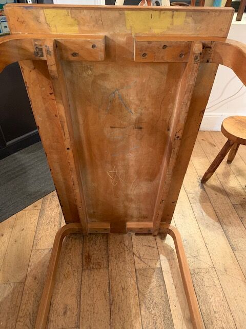 Birch coffee table by Alvar Aalto, 1960