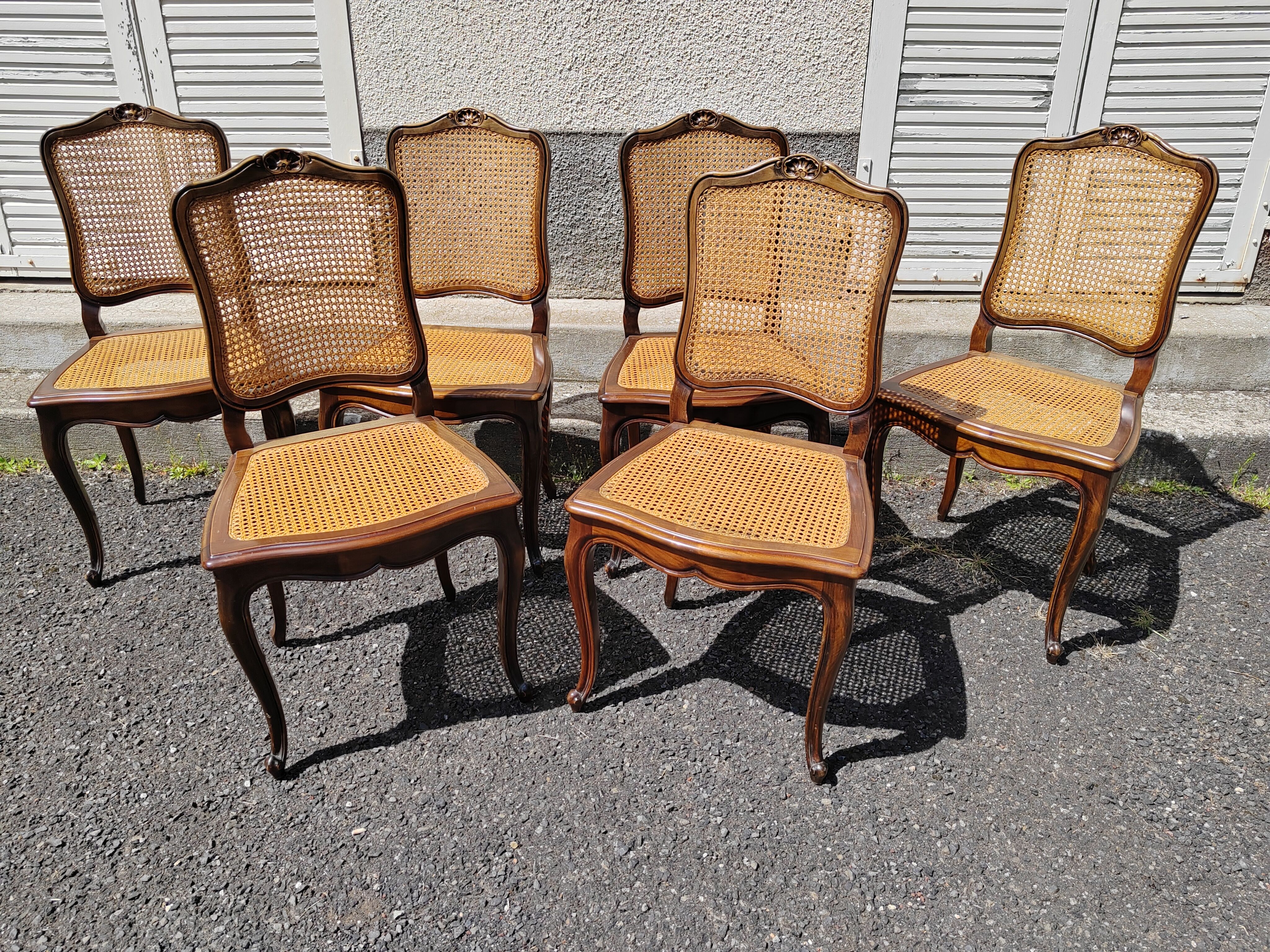 Set of 6 canning chairs