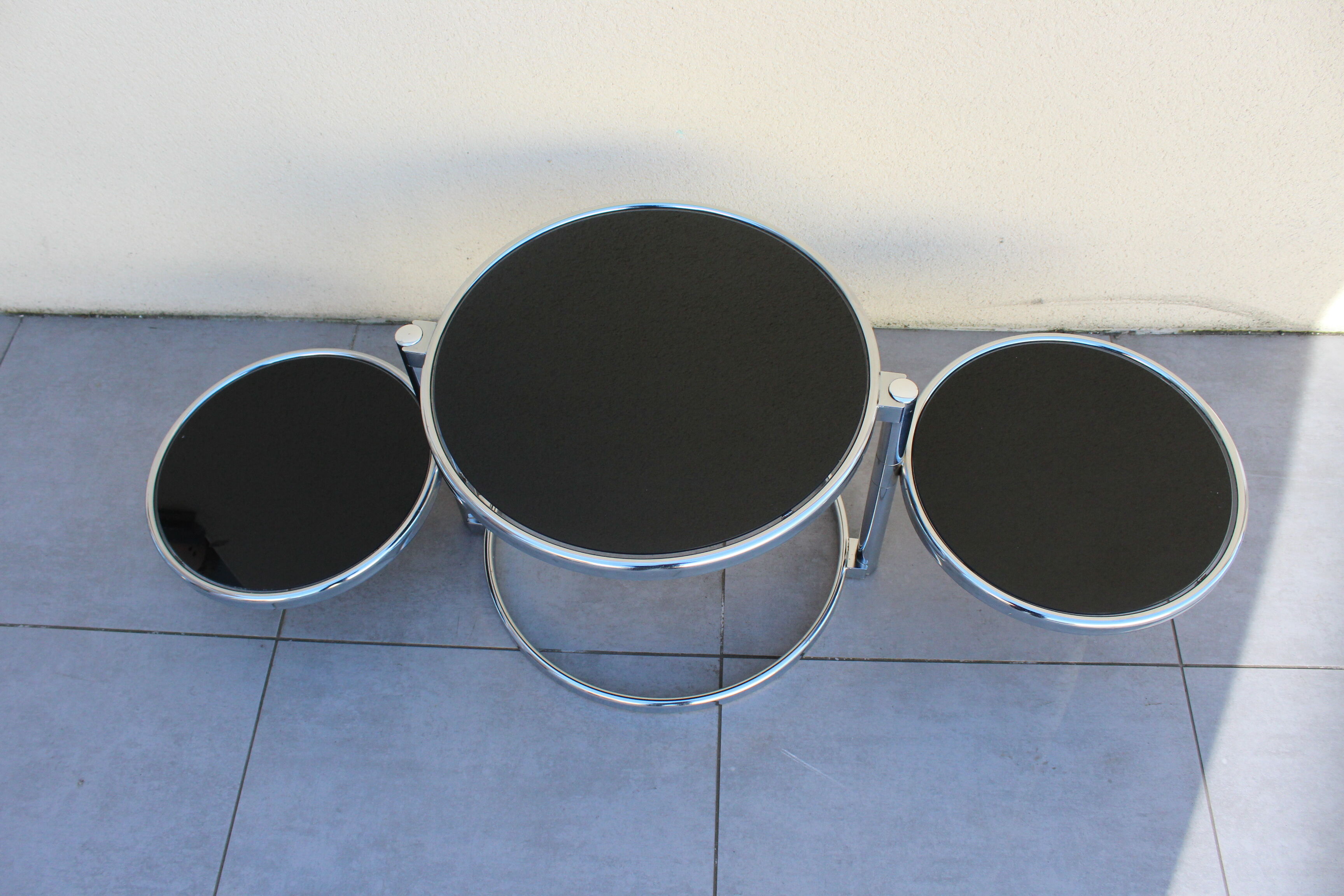 GLASS COFFEE TABLE, SWIVEL LEITMOTIV LOUNGE TABLE, design