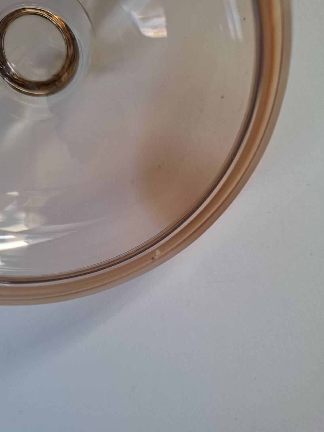 A pair of submerged glassware from the 1940s.