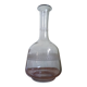 Carafe à vin ancienne - verre gravée d'une frise d'entrelacs