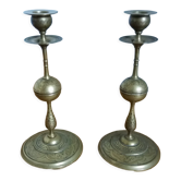 Brass candlesticks