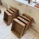 1950s oak office counter