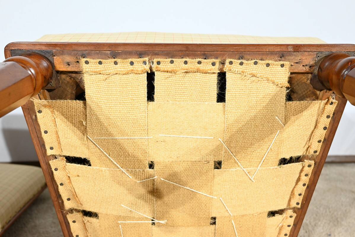 Pair of Cuban Mahogany Chairs, Restoration Period – Early 19th Century